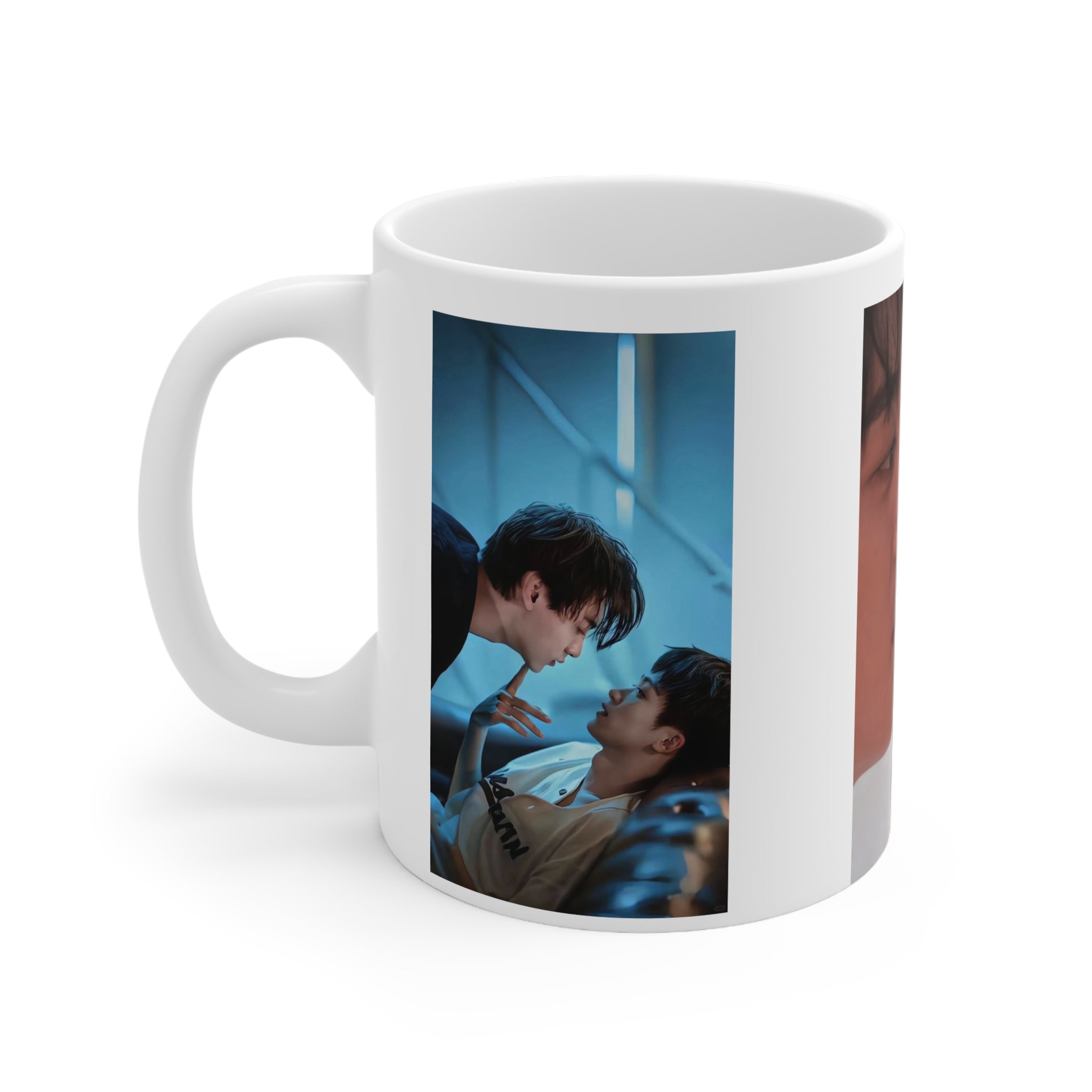 Tian-Ziyu Romantic Duo Ceramic Mug – Sakura Pair Studio Exclusive Coffee Cup, 11oz